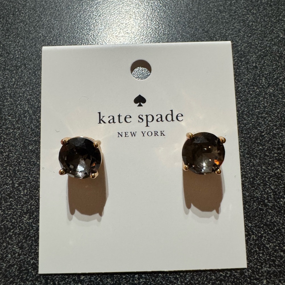 Kate Spade Black and Gold Earrings